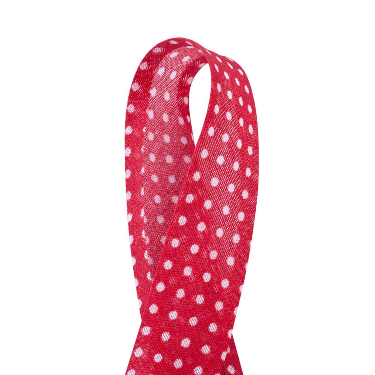 313-VERMELHO C/BOLINHAS